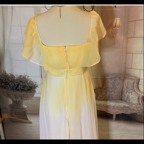 Crystal Doll Dreamy Princess Yellow Ombré Dress - Picture 3 of 6